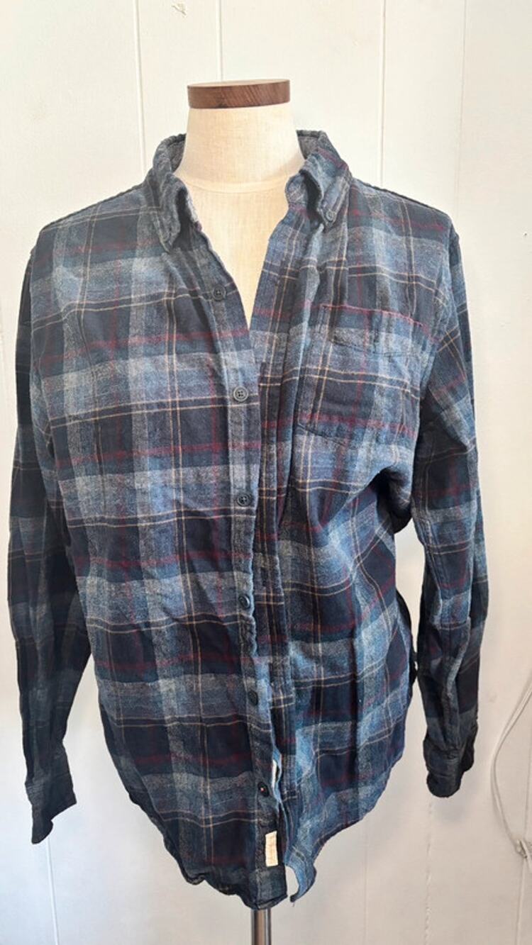 Waterproof vintage plaid shirt